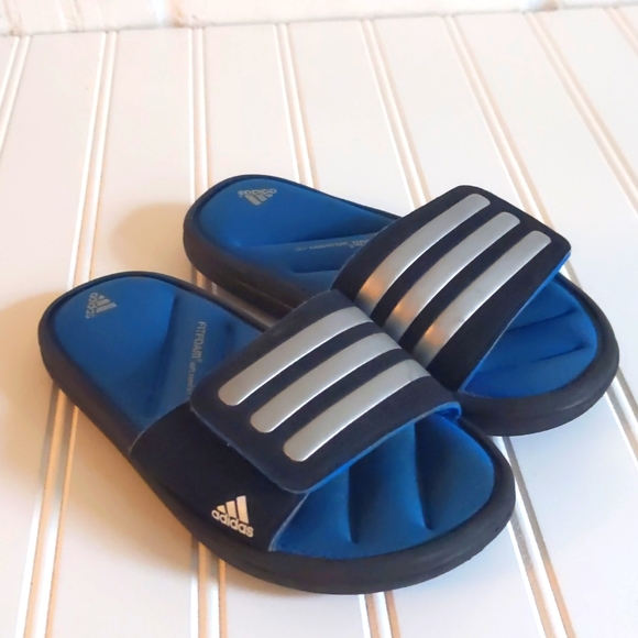 adidas Shoes Adidas Velcro Slides With Fitfoam Poshmark